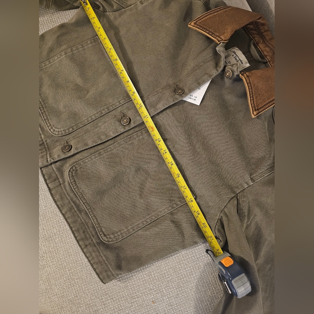 NWT - A&F Twill Barn Jacket - Picture 7 of 9